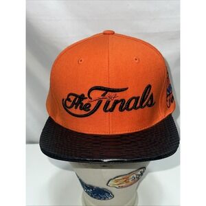 Just Don 2013 "The Finals" Snakeskin Strapback Hats Orange The Nba Finals